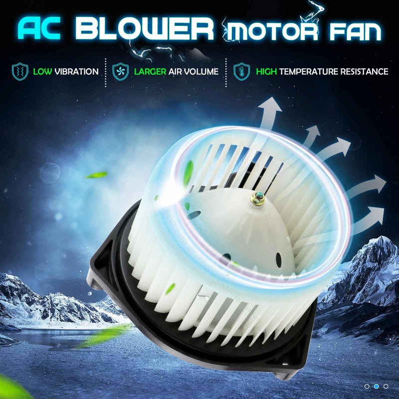 ILONPA Replacement HVAC Heater Blower Motor Fan Assembly Fit for 2005-2015 Toyota Tacoma Replaces 8710304040 700188 87103-04043 615-50129 PM9297 - Image 2